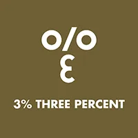 3% THREE PERCENT